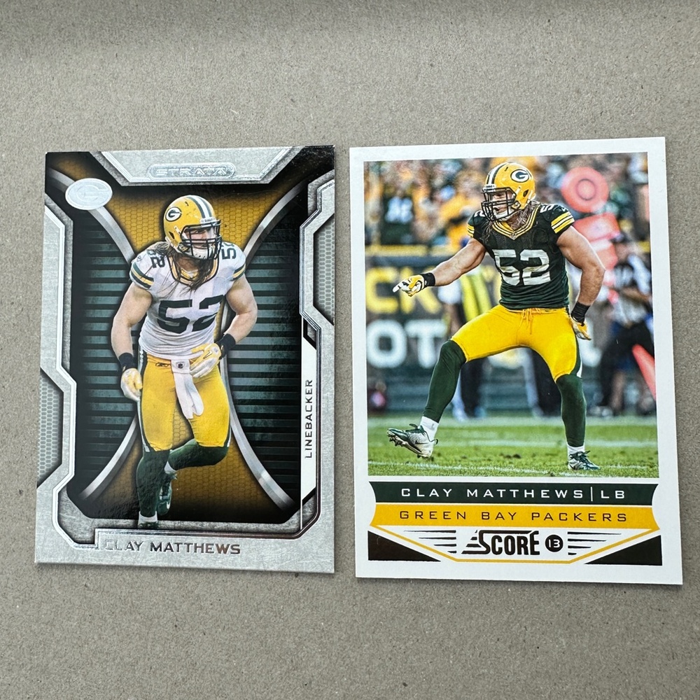 (7) Aaron Rodgers Packers cards w/ Clay Matthews and Jordy Nelson lot of 12 - Picture 14 of 15